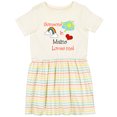 thumbnail image 3 of Inktastic Someone in Maine Loves Me Girls Toddler Dress, 3 of 5