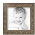 thumbnail image 2 of ArtToFrames 8" x 8" Silver Victorian Emboss Picture Frame, 8x8 inch Silver Wood Poster Frame (WOM-5082), 5 Pack, 2 of 6