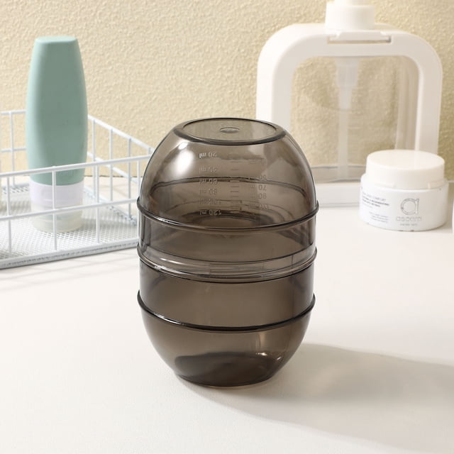 unbranded Taza Medidora Para Coloración De DIY Y Salón Y Duradera En Color Gris Con Tapa