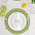 thumbnail image 6 of Green Placemats Set of 6 Table Mats for Dining Tables Woven Washable Non-Slip Round Braided Place Mats for Party Holliday, 6 of 6
