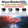 thumbnail image 2 of 2022 Audi S6 Beam Wiper Blades Wipers w/1yr Warranty (Set of 2) (WiperBladesUSA), 2 of 5