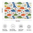 thumbnail image 3 of Colorful Dinosaur and Flower Pattern Bathroom Rugs Mat,Non Slip Microfiber Bathroom Rug,Rubber Backing,Soft Bathroom Mats for Bathroom Floor,Tub and Shower,20x32in(50x80cm), 3 of 5