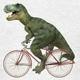 thumbnail image 3 of CafePress - Cycling Tyrannosaurus Rex Kids Light T Shirt - Light T-Shirt Kids XS-XL, 3 of 4