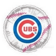 18" CHICAGO CUBS BASEBALL Balloon • Party Supplies Decorations Foil Mylar Balloon