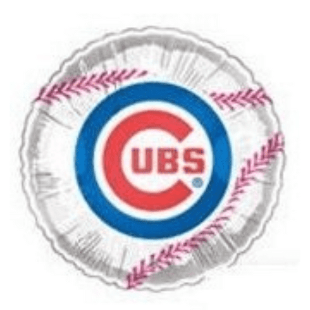18" CHICAGO CUBS BASEBALL Balloon • Party Supplies Decorations Foil Mylar Balloon
