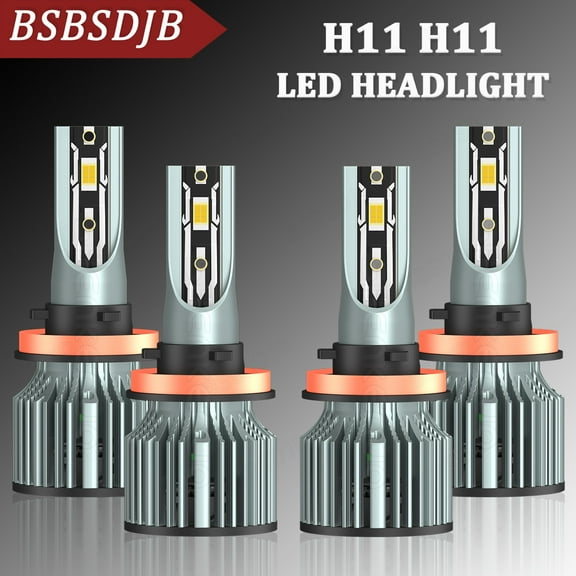 For Nissan Kicks 2018-2019 LED Headlight High Low Beam Bulbs 6000K Bright White