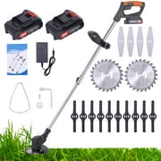 Electric Cordless Grass Trimmer Multi-function Retractable Handheld Lawn Mower Kit Garden Accessory Electric Lawn Mower