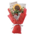 thumbnail image 3 of Ramo de punto de flores artificiales para regalo de cumpleaños con acabado ligero, color rojo Flor roja, 3 of 9