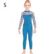 thumbnail image 3 of Eigraketly Trajes de neopreno para niños traje de buceo ultrafino engrosamiento mantener el calentamiento 2,5 MM traje de baño para jóvenes Deportes acuáticos Azul S, 3 of 6