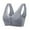 Grey, variant on Bras for Women,Front Closure T-Back Bra for Women Plus Size Full Bust Support Seamless Unlined Wireless Comfort Everyday Wear,Sports Bras for Women,Grey,46