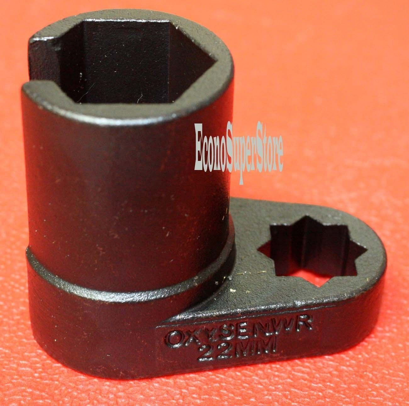 2pc 1/2" & 3/8" DR 7/8" 22mm Offset Flare Nut Oxygen Sensor Socket Vacuum Switch 