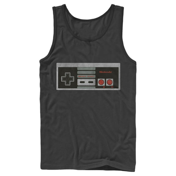 Men's Nintendo Controller Tank Top Black Large