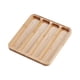 thumbnail image 5 of Organizador de correas de reloj de madera, resistente al polvo, ahorra espacio, estuche de almacenamiento para correas de reloj 4 cuadrícula, 5 of 9