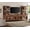 Brown, variant on WAMPAT Modern TV Stand with 3-Tier Bookshelf,Farmhouse Entertainment Center with 4 Drawers and 4 Large Storage Cabinets& Adjustable Shelf,Wooden Media Console with Glass Doors for Living Room,Brown