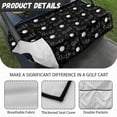 thumbnail image 6 of Whosucclay Golf Ball Pattern Golf Cart Seat Cover, Wear-Resistant Anti-Fade Blanket Cover for 2 Person Golf Cart Seat Thick Golf Cart Cover, 52.36"x 32.28", 6 of 7