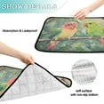 thumbnail image 4 of Qxltty Two Playful Parrots Cat litter Pads Pet Set of 2 Diaper Mats Center Anti-leakage Layer Absorbent Soft and Comfortable, 4 of 7