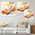 thumbnail image 4 of Designart Warm Minimalist Waves Canvas Wall Art, 4 of 5