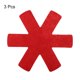 thumbnail image 3 of Protectores de ollas y sartenes Uxcell para apilar, paquete de 3, protectores de sartenes de fieltro de 260 mm, rojo, 3 of 6