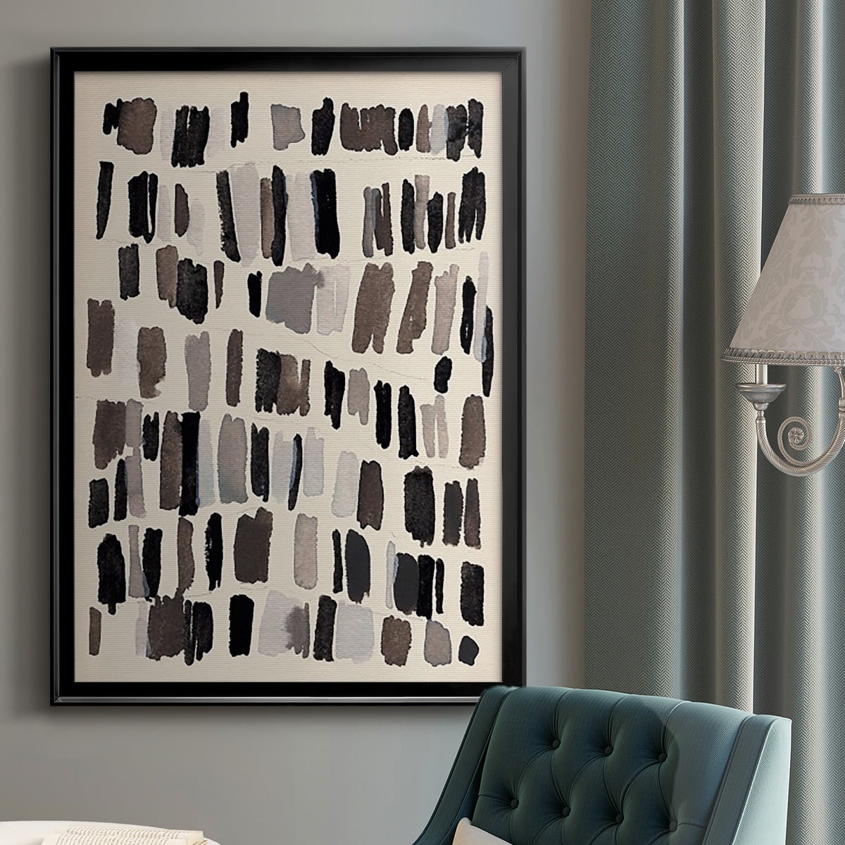 Chalk and Flint III Premium Framed Print, in Gold, Black, or Silver - Ready to Hang