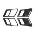 thumbnail image 2 of Real Bright Soft Car Interior Carbon Fiber Sticker Decoration4Pcs For Audi Q5 2018-2021 Carbon Fiber Interior Door Handle Frame CoverAuto Car Protection Interior Accessories, 2 of 8