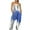 Blue, variant on Plus Size Romper,Women's Baggy Bib Overalls Casual Loose Fit Jumper Adjustable Strap Wide Leg Jumpsuits