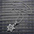 thumbnail image 5 of Metal Gold Plated Star Of David Cross Pendant Necklace Classic Jewish Cultist 2024, 5 of 5