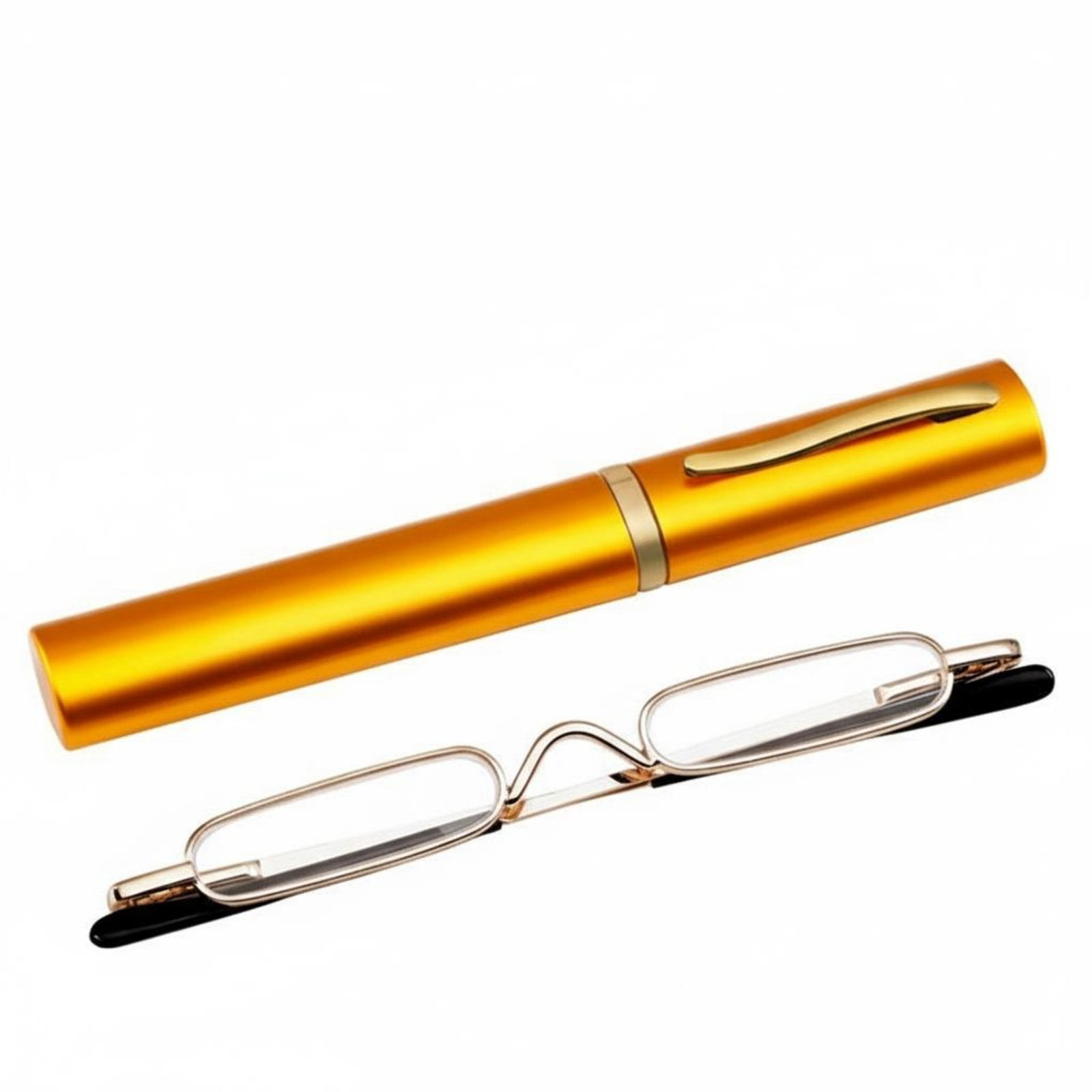 predolo Pen Reading Glasses Lightweight Pen Case Reading Glasses Crystal-Clear Lenses Compact Pocket Readers for On the Go