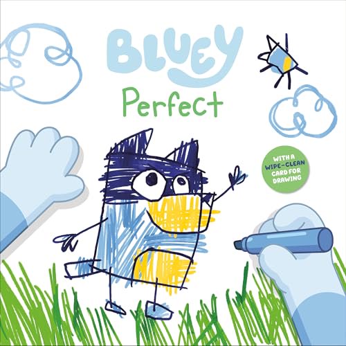 Pre-Owned Bluey: Perfect: With a Wipe-Clean Card for Drawing (Hardcover) 0593888979 9780593888971