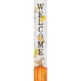 thumbnail image 2 of Talent, Kelley 6x14 White Modern Wood Framed Museum Art Print Titled - Autumn Welcome II, 2 of 4