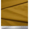thumbnail image 3 of Soimoi Gold Cotton Poplin Fabric Flower Geometric Fabric Prints By Yard 42 Inch Wide, 3 of 3