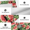 thumbnail image 6 of Watermelon Outdoor Rug for Patio/Deck/Porch, Non-Slip Large Area Rug 5 x 8 Ft, Summer Fruit Green Tropical Palm Leaf Flower Indoor Outdoor Rugs Washable Area Rugs, Camping Rug Carpet Runner, 6 of 8