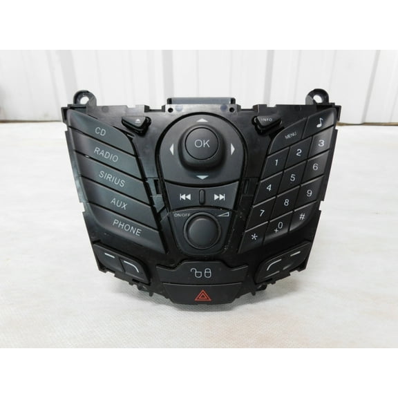 Pre-Owned 11 12 13 Ford Fiesta Radio Control Panel OEM LKQ - Verify Specific Vehicle Fitment In Description - (Good)