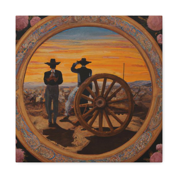 Wagon Wheel Baroque - Canvas