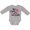 AC-Heather Grey, variant on Inktastic Breast Cancer Awareness Her Fight is our fight Boys or Girls Long Sleeve Baby Bodysuit