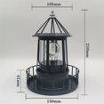 thumbnail image 2 of Bougie Solaire Rotative Led Décoration de Lampe de Jardin Extérieur, 2 of 4