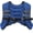 Blue, variant on Weighted Vest, 6lb/8lb/12lb/16lb/20lb/25lb/30lb Weight Vest with Reflective Stripe for Workout, Strength Training, Running, Fitness, Muscle Building, Weight Loss, Weightlifting Green Camo,6lb