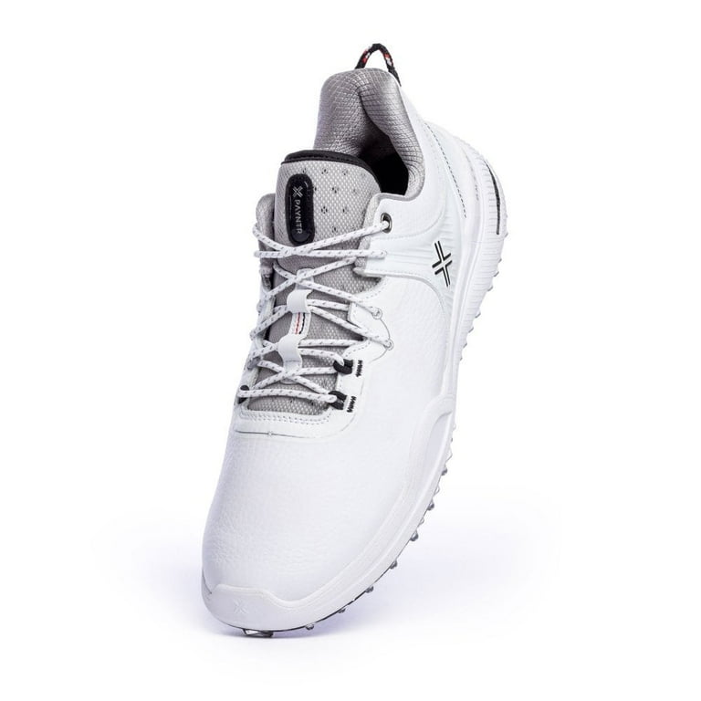 Payntr Golf X 002 LE Spikeless Shoes White/Black/Gray Size 11 Wide