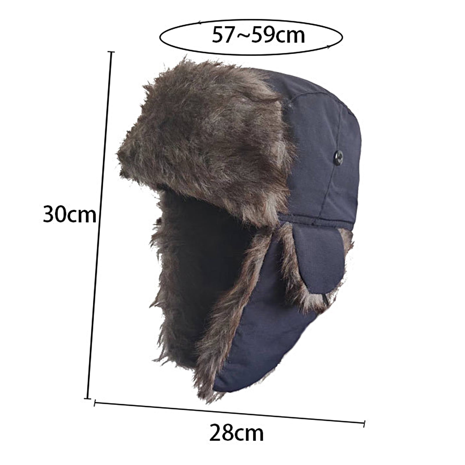 ハット LMC FUR EARFLAP TROOPER HAT SA320 Warm Trooper Trapper Hat with Ear Flaps for Winter Hunting