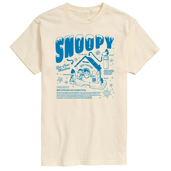 Peanuts - Snoopy Snocone - Men's Short Sleeve Graphic T-Shirt