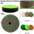 thumbnail image 3 of Wet Dry Diamond Polishing Pads 4\'\' Set For Granite Concrete Marble Polish, 3 of 7