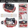 thumbnail image 4 of Women Men Gym Bag,Pioneer Flower Floral Print Pattern Small Duffle Bag Spend the Night Bags for Women with Shoes Compartment Washbag,Detachable Shoulder Strap,19.7x8.3x11 Inches, 4 of 5