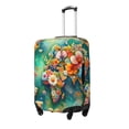 thumbnail image 2 of Balery Luggage Cover Colorful World Map Print Suitcase Covers for Luggage Elastic Washable Suitcase Protector Fits 18-32 Inch Luggage-Large, 2 of 9