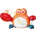 thumbnail image 2 of Baby Musical Toy   with Music LED Lights Electronic Toys   Crab Toddlers Interactive Learning Early Educational Development  Educational Toys  Early Educational Machine Bedtime Story Sing, 2 of 11