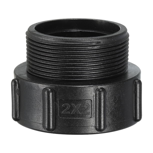 Adaptador de IBC Tote Uxcell S60x6 Rosca Gruesa 2 BSP Rosca Macho, Accesorio de Drenaje