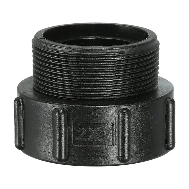 Adaptador de IBC Tote Uxcell S60x6 Rosca Gruesa 2 BSP Rosca Macho, Accesorio de Drenaje