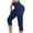 Navy, variant on Aboser Butt Lifting Yoga Capris for Women Slimming High Waisted Leggings Casual Calf Length Running Pants Tummy Control Workout Tight Leggings