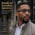 thumbnail image 4 of Genxenon Bluetooth Glasses with Photochromic Lenses for Men and Women,Voice Assistant,Hands-Free Calls,Gold Metal Half Frame Unisex,Suitable for Meetings and Offices, 4 of 10