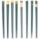 thumbnail image 3 of BRIGHTFUFU 8 pares Reutilizables Palillos de fibra de vidrio Palillos Chinos japoneses, 3 of 8