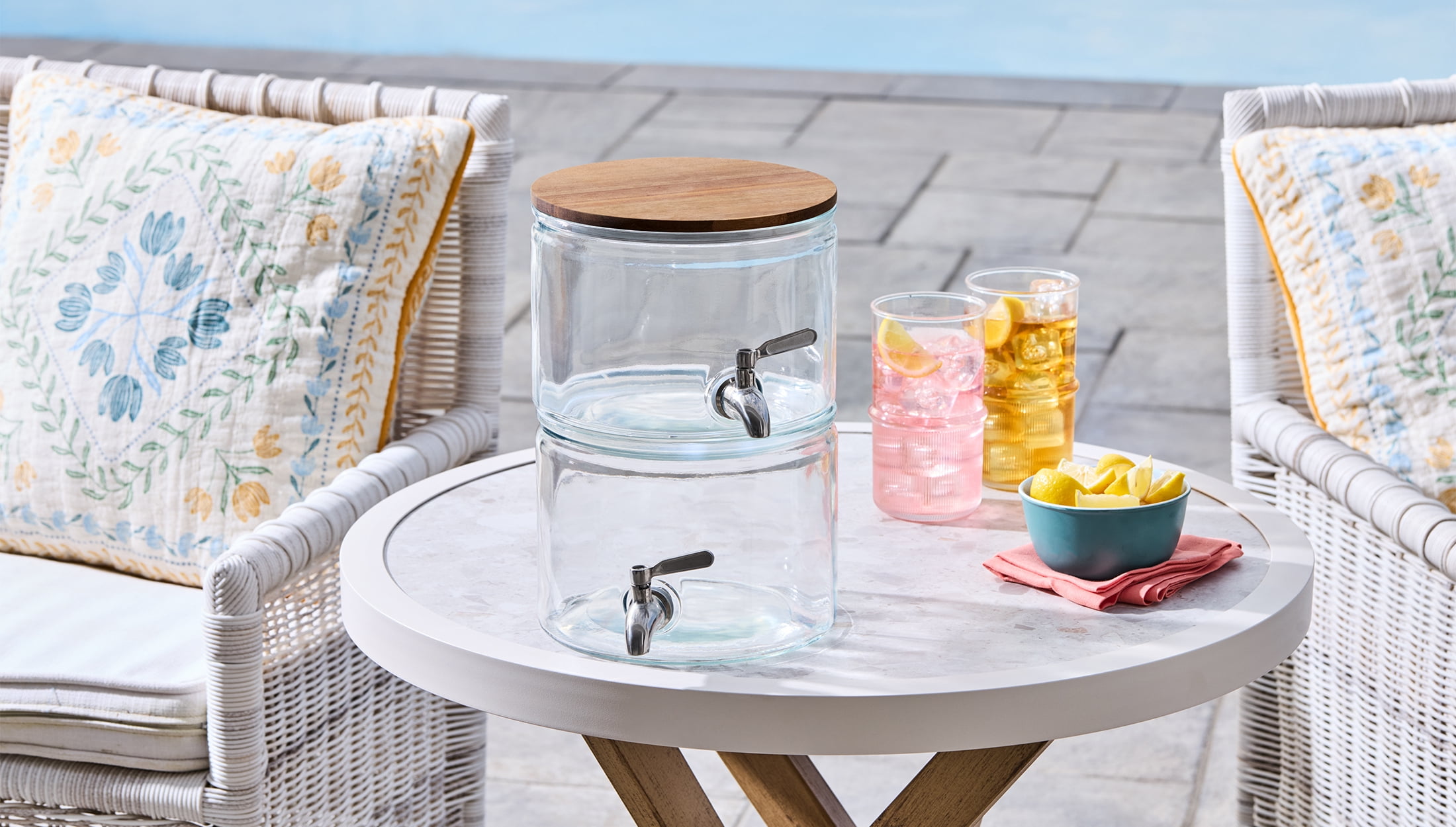 Better Homes & Gardens Clear Glass Beverage Dispenser