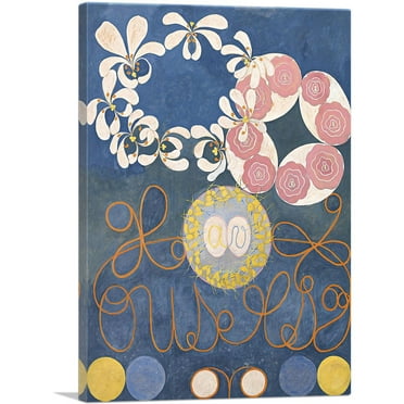 ARTCANVAS Childhood Group IV Canvas Art Print by Hilma AF Klint - Size: 26" x 18" (0.75" Deep)